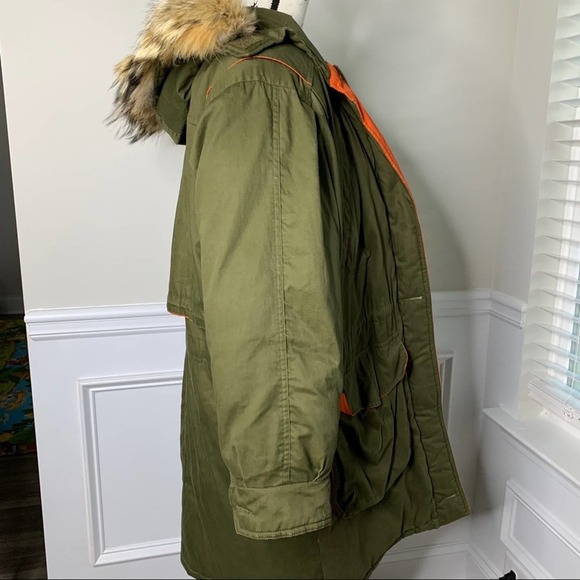 Gallery green duck down hood utility‎ field jacket - Picture 6 of 12